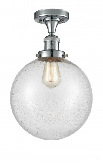 Beacon - 1 Light - 10 inch - Polished Chrome - Semi-Flush Mount (3442|517-1CH-PC-G204-10-LED)