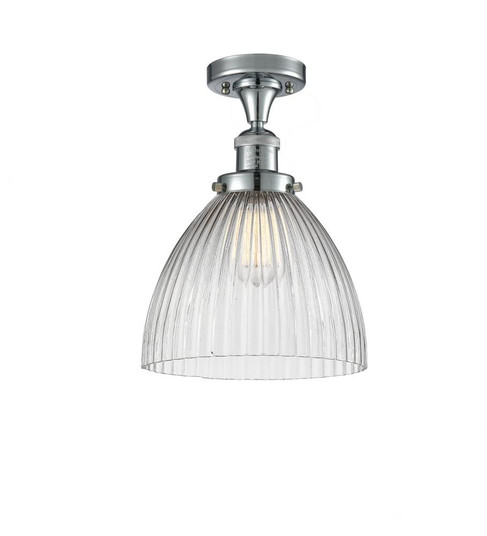 Seneca Falls - 1 Light - 10 inch - Polished Chrome - Semi-Flush Mount (3442|517-1CH-PC-G222)