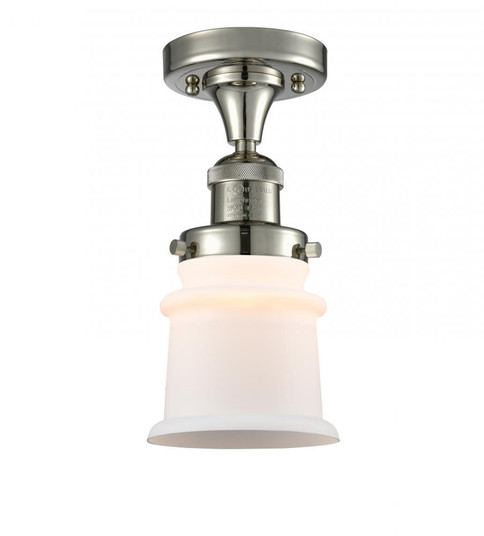 Canton - 1 Light - 6 inch - Polished Nickel - Semi-Flush Mount (3442|517-1CH-PN-G181S-LED)