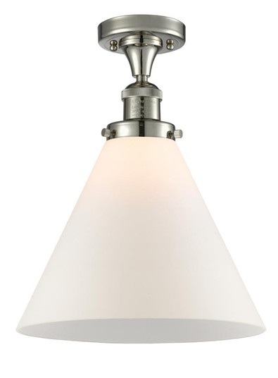Cone - 1 Light - 12 inch - Polished Nickel - Semi-Flush Mount (3442|517-1CH-PN-G41-L)
