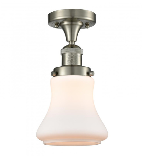 Bellmont - 1 Light - 6 inch - Brushed Satin Nickel - Semi-Flush Mount (3442|517-1CH-SN-G191)