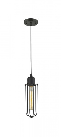 Muselet - 1 Light - 5 inch - Oil Rubbed Bronze - Cord hung - Mini Pendant (3442|900-1P-OB-CE225-OB)