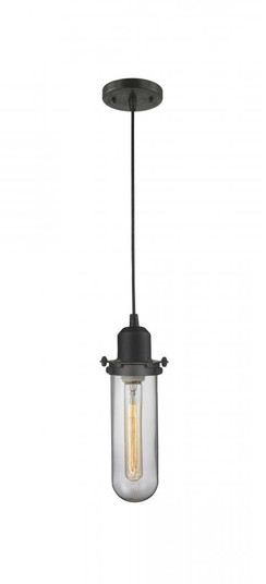Centri - 1 Light - 5 inch - Oil Rubbed Bronze - Cord hung - Mini Pendant (3442|900-1P-OB-CE228-OB-CL)