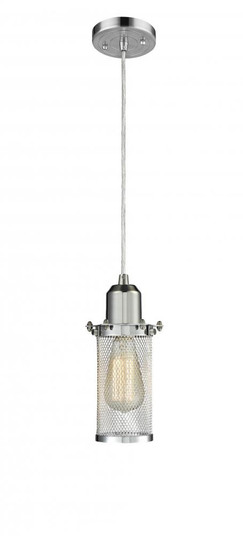 Quincy Hall - 1 Light - 5 inch - Polished Chrome - Cord hung - Mini Pendant (3442|900-1P-PC-CE219-PC)