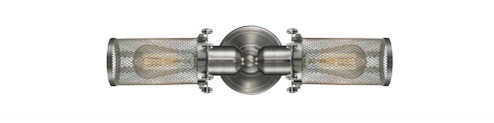 Quincy Hall - 2 Light - 19 inch - Brushed Satin Nickel - Bath Vanity Light (3442|900-2W-SN-CE219-SN)