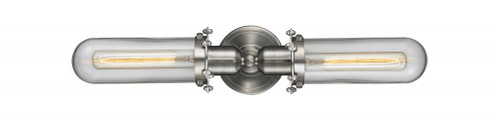 Centri - 2 Light - 22 inch - Brushed Satin Nickel - Bath Vanity Light (3442|900-2W-SN-CE228-SN-CL)