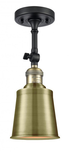 Addison - 1 Light - 5 inch - Black Antique Brass - Adjustable Semi-Flush Mount (3442|201F-BAB-M9-AB)