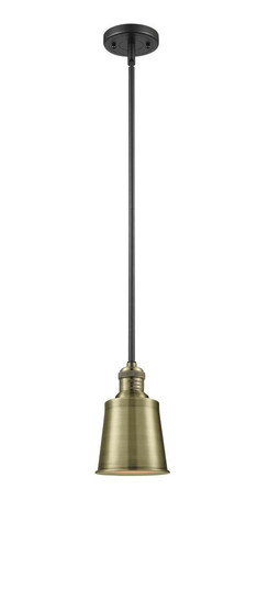 Addison - 1 Light - 5 inch - Black Antique Brass - Stem Hung - Mini Pendant (3442|201S-BAB-M9-AB-LED)