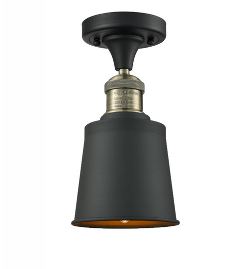 Addison - 1 Light - 5 inch - Black Antique Brass - Semi-Flush Mount (3442|517-1CH-BAB-M9-BK)