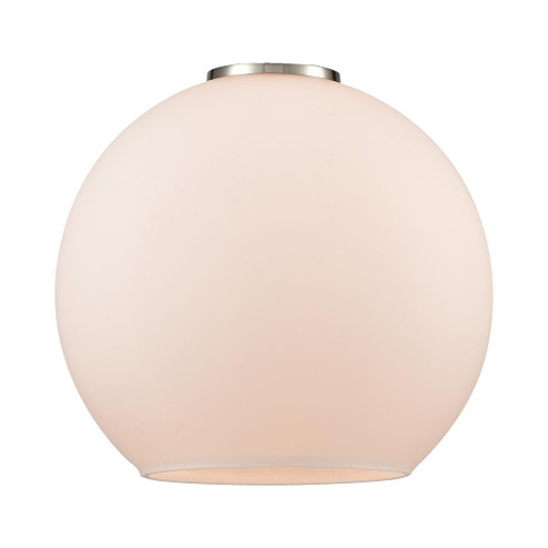 Athens - 8 inch - Cased Matte White Glass (3442|G121-8)