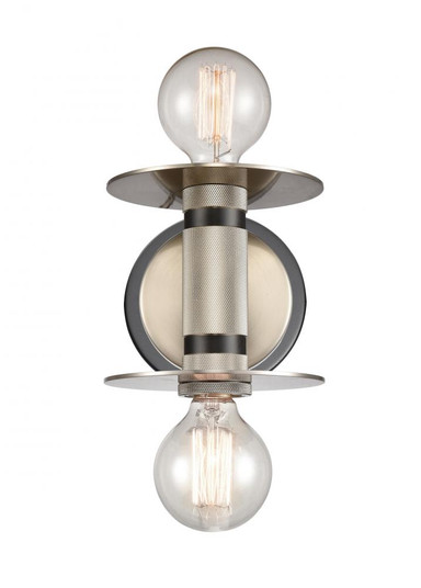 Aurora - 2 Light - 6 inch - Black Satin Nickel - Sconce (3442|433-2W-BSN)