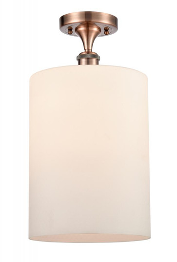 Cobbleskill - 1 Light - 9 inch - Antique Copper - Semi-Flush Mount (3442|516-1C-AC-G111-L)