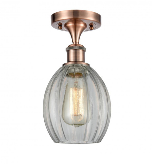 Eaton - 1 Light - 6 inch - Antique Copper - Semi-Flush Mount (3442|516-1C-AC-G82)