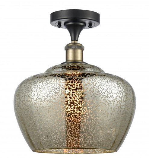 Fenton - 1 Light - 11 inch - Black Antique Brass - Semi-Flush Mount (3442|516-1C-BAB-G96-L)