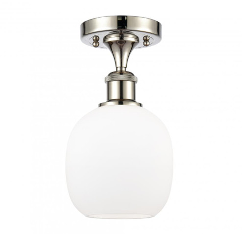 Belfast - 1 Light - 6 inch - Polished Nickel - Semi-Flush Mount (3442|516-1C-PN-G101-LED)