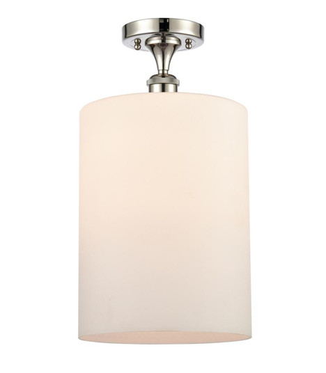 Cobbleskill - 1 Light - 9 inch - Polished Nickel - Semi-Flush Mount (3442|516-1C-PN-G111-L)