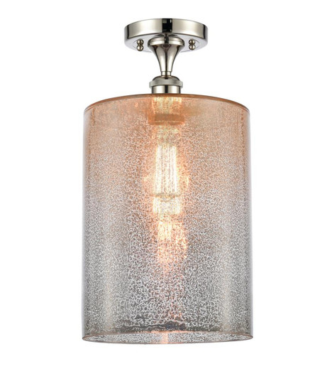 Cobbleskill - 1 Light - 9 inch - Polished Nickel - Semi-Flush Mount (3442|516-1C-PN-G116-L)