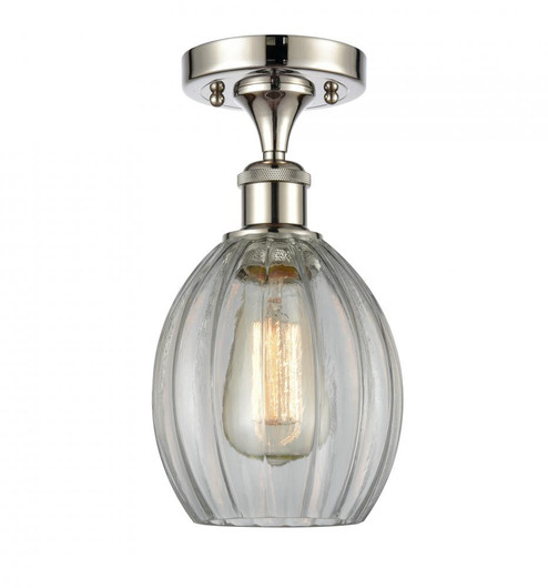 Eaton - 1 Light - 6 inch - Polished Nickel - Semi-Flush Mount (3442|516-1C-PN-G82-LED)
