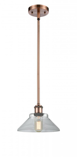 Orwell - 1 Light - 8 inch - Antique Copper - Mini Pendant (3442|516-1S-AC-G132)