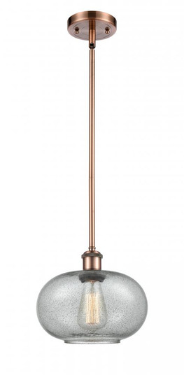 Gorham - 1 Light - 10 inch - Antique Copper - Mini Pendant (3442|516-1S-AC-G247-LED)