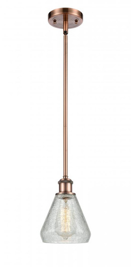 Conesus - 1 Light - 6 inch - Antique Copper - Mini Pendant (3442|516-1S-AC-G275-LED)