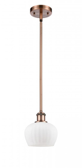 Fenton - 1 Light - 7 inch - Antique Copper - Mini Pendant (3442|516-1S-AC-G91)