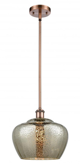 Fenton - 1 Light - 11 inch - Antique Copper - Mini Pendant (3442|516-1S-AC-G96-L)
