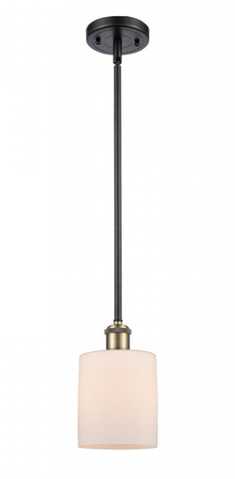 Cobbleskill - 1 Light - 5 inch - Black Antique Brass - Mini Pendant (3442|516-1S-BAB-G111-LED)