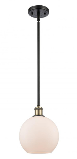 Athens - 1 Light - 8 inch - Black Antique Brass - Mini Pendant (3442|516-1S-BAB-G121-LED)