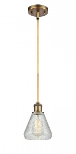 Conesus - 1 Light - 6 inch - Brushed Brass - Mini Pendant (3442|516-1S-BB-G275)