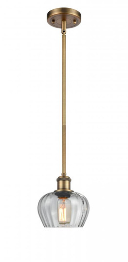 Fenton - 1 Light - 7 inch - Brushed Brass - Mini Pendant (3442|516-1S-BB-G92)