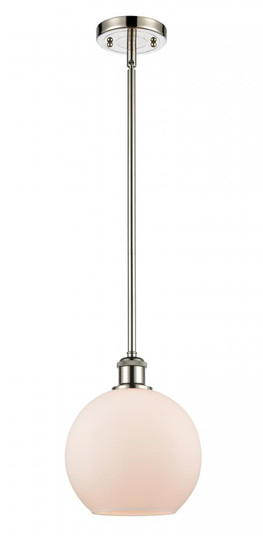 Athens - 1 Light - 8 inch - Polished Nickel - Mini Pendant (3442|516-1S-PN-G121)