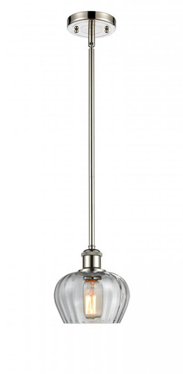 Fenton - 1 Light - 7 inch - Polished Nickel - Mini Pendant (3442|516-1S-PN-G92)