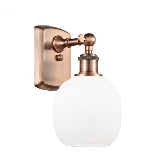 Belfast - 1 Light - 6 inch - Antique Copper - Sconce (3442|516-1W-AC-G101-LED)