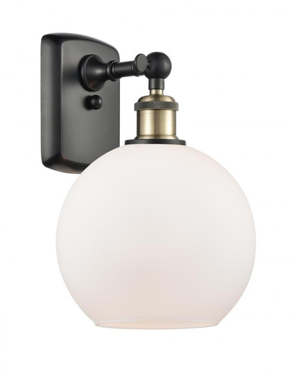 Athens - 1 Light - 8 inch - Black Antique Brass - Sconce (3442|516-1W-BAB-G121-LED)