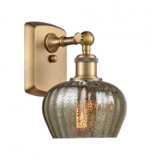 Fenton - 1 Light - 7 inch - Brushed Brass - Sconce (3442|516-1W-BB-G96)