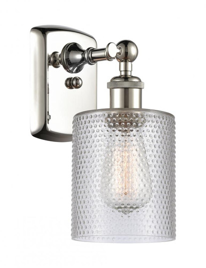 Cobbleskill - 1 Light - 5 inch - Polished Nickel - Sconce (3442|516-1W-PN-G112)