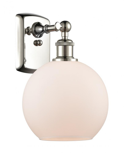 Athens - 1 Light - 8 inch - Polished Nickel - Sconce (3442|516-1W-PN-G121)