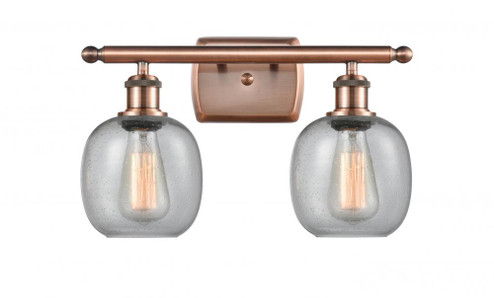 Belfast - 2 Light - 16 inch - Antique Copper - Bath Vanity Light (3442|516-2W-AC-G104)