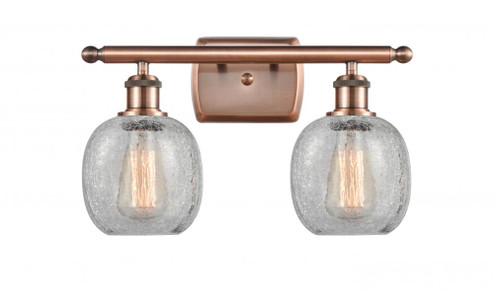 Belfast - 2 Light - 16 inch - Antique Copper - Bath Vanity Light (3442|516-2W-AC-G105-LED)