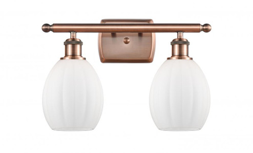 Eaton - 2 Light - 16 inch - Antique Copper - Bath Vanity Light (3442|516-2W-AC-G81)
