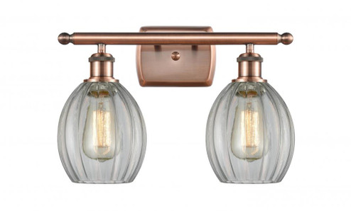 Eaton - 2 Light - 16 inch - Antique Copper - Bath Vanity Light (3442|516-2W-AC-G82)