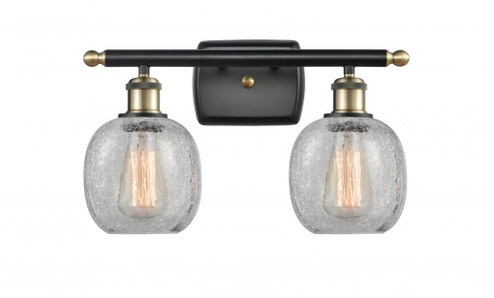 Belfast - 2 Light - 16 inch - Black Antique Brass - Bath Vanity Light (3442|516-2W-BAB-G105)