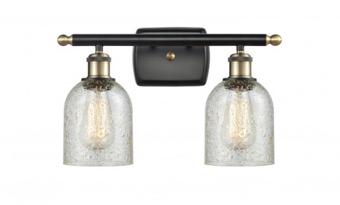 Caledonia - 2 Light - 15 inch - Black Antique Brass - Bath Vanity Light (3442|516-2W-BAB-G259-LED)