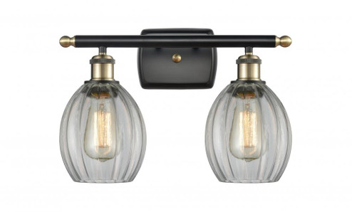 Eaton - 2 Light - 16 inch - Black Antique Brass - Bath Vanity Light (3442|516-2W-BAB-G82-LED)