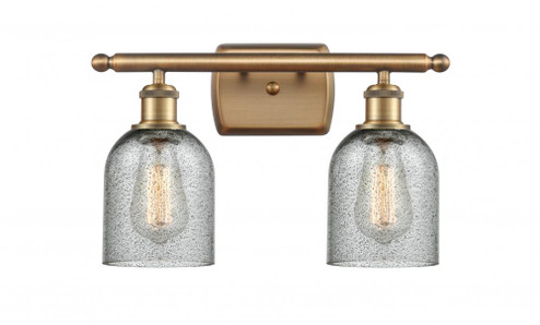 Caledonia - 2 Light - 15 inch - Brushed Brass - Bath Vanity Light (3442|516-2W-BB-G257-LED)