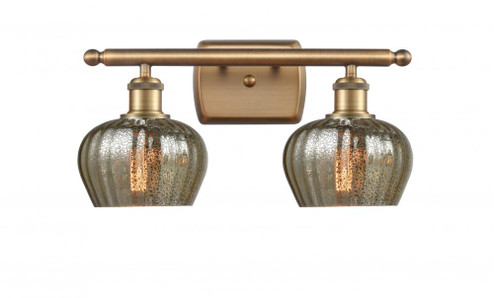 Fenton - 2 Light - 17 inch - Brushed Brass - Bath Vanity Light (3442|516-2W-BB-G96-LED)