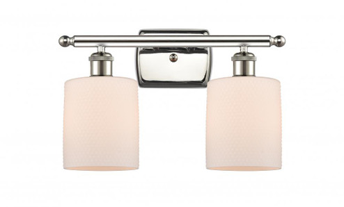 Cobbleskill - 2 Light - 15 inch - Polished Nickel - Bath Vanity Light (3442|516-2W-PN-G111-LED)
