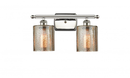 Cobbleskill - 2 Light - 15 inch - Polished Nickel - Bath Vanity Light (3442|516-2W-PN-G116-LED)