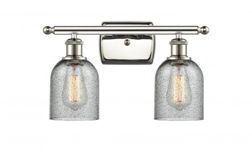 Caledonia - 2 Light - 15 inch - Polished Nickel - Bath Vanity Light (3442|516-2W-PN-G257-LED)